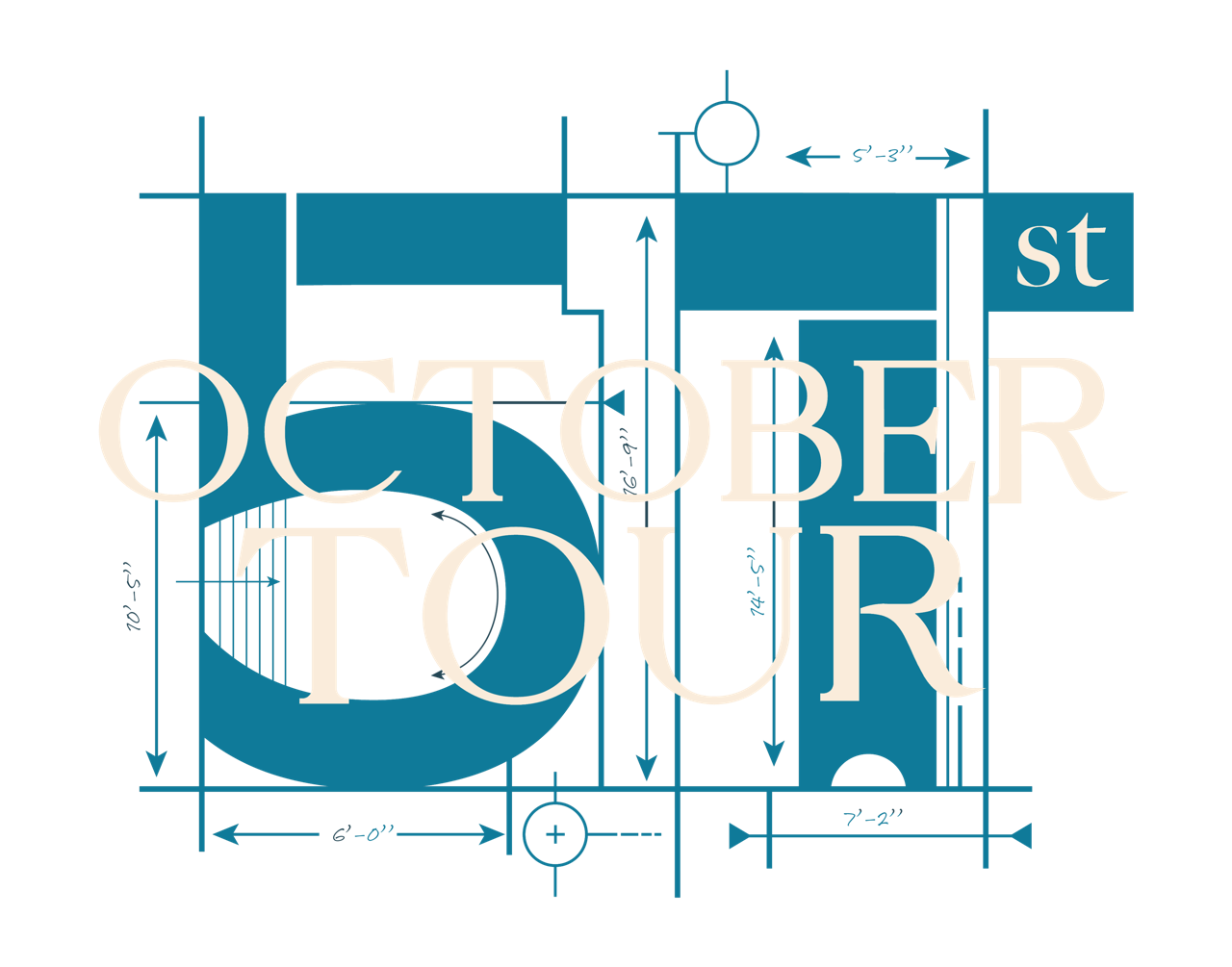 51st OctoberTour Light Blue Large