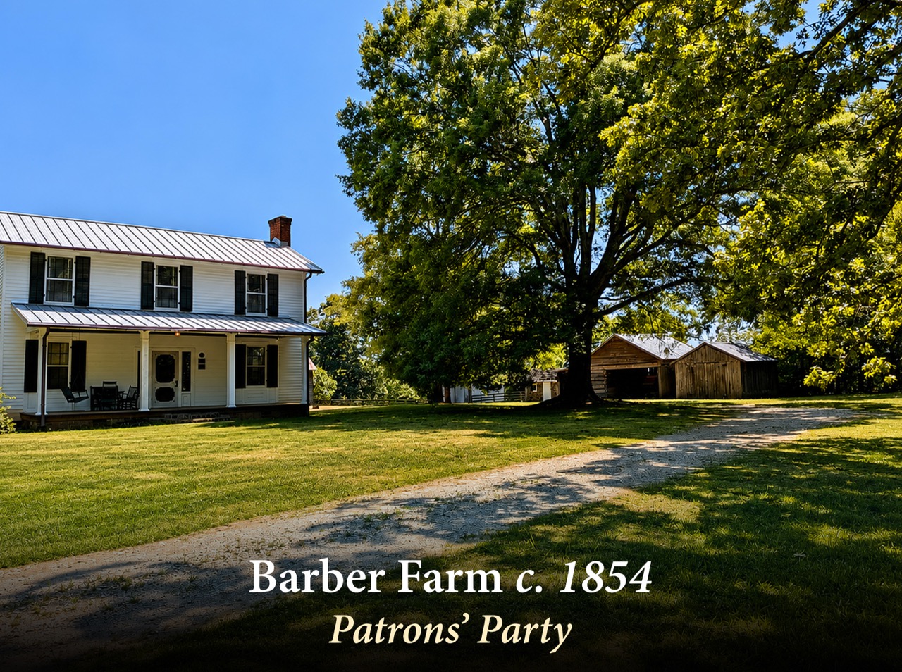 Barber Farm Patrons' Party Large